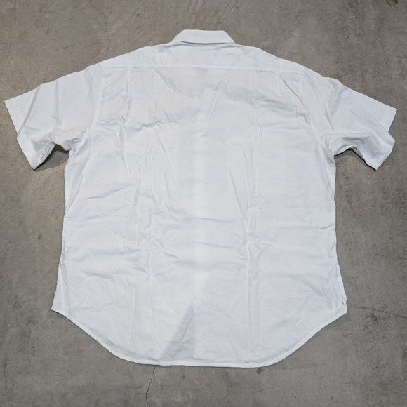 NWT Woolrich Men's XL White Short Sleeve Button Down Shirt - Picture 4 of 6